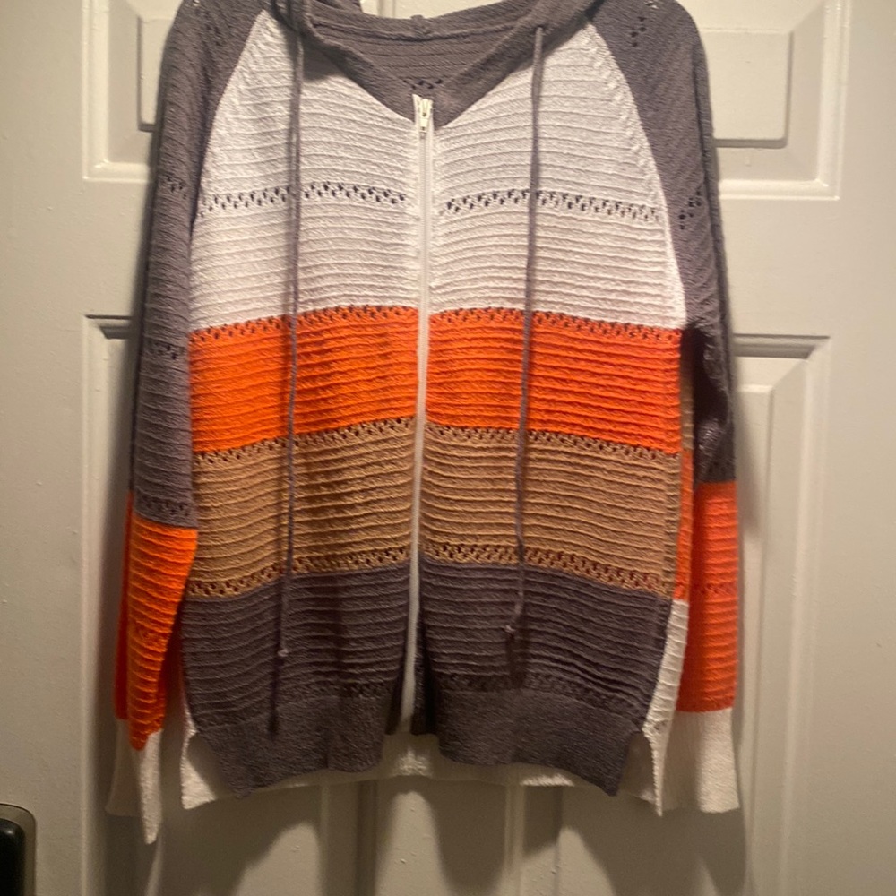 Color block sweater